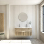 Pack SAVART + lavabo + miroir rond