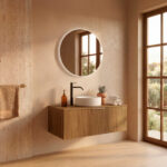 Pack CASSEL + lavabo + espejo circular LED