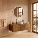 Pack CASSEL + lavabo + espejo circular LED