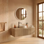 Pack CASSEL + lavabo + espejo circular LED