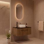 Pack VIONNET + lavabo + espejo cápsula LED