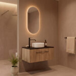 Pack VIONNET + lavabo + espejo cápsula LED