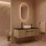 Pack VIONNET + lavabo + espejo cápsula LED