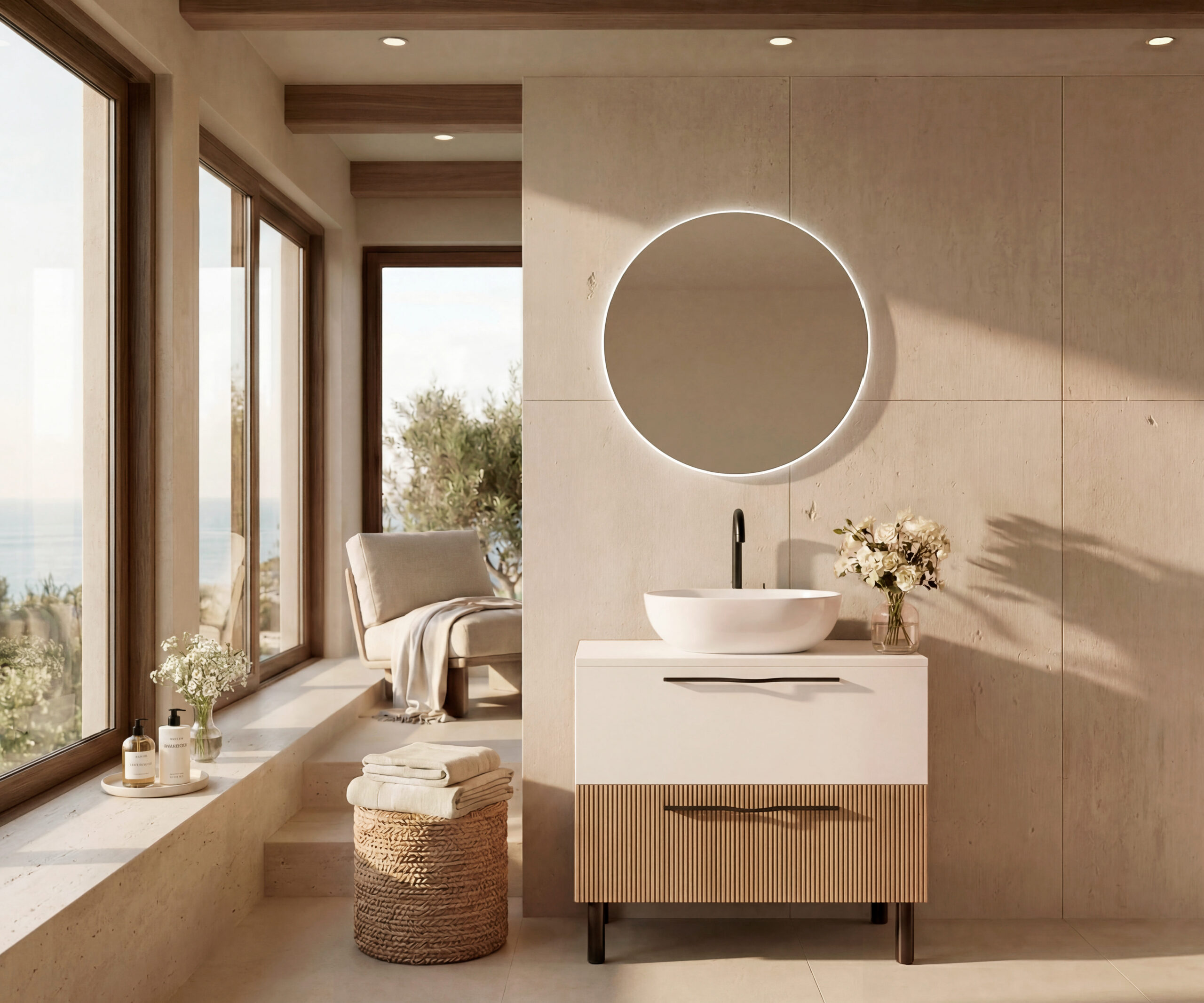 Ensemble VERLAINE + lavabo