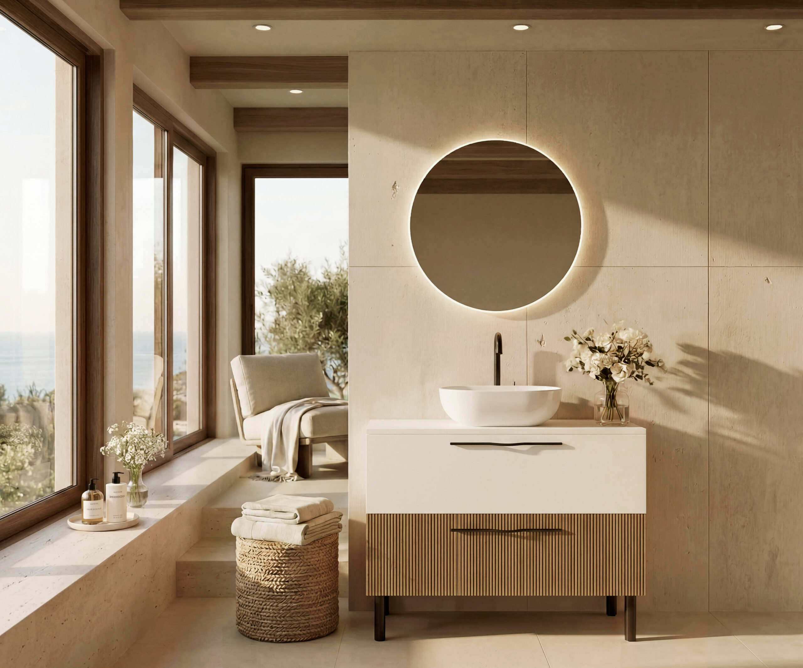 Ensemble VERLAINE + lavabo