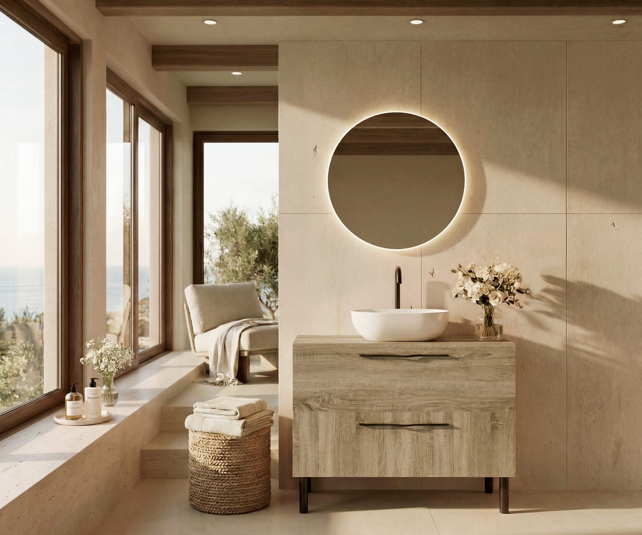 Ensemble VERLAINE + lavabo