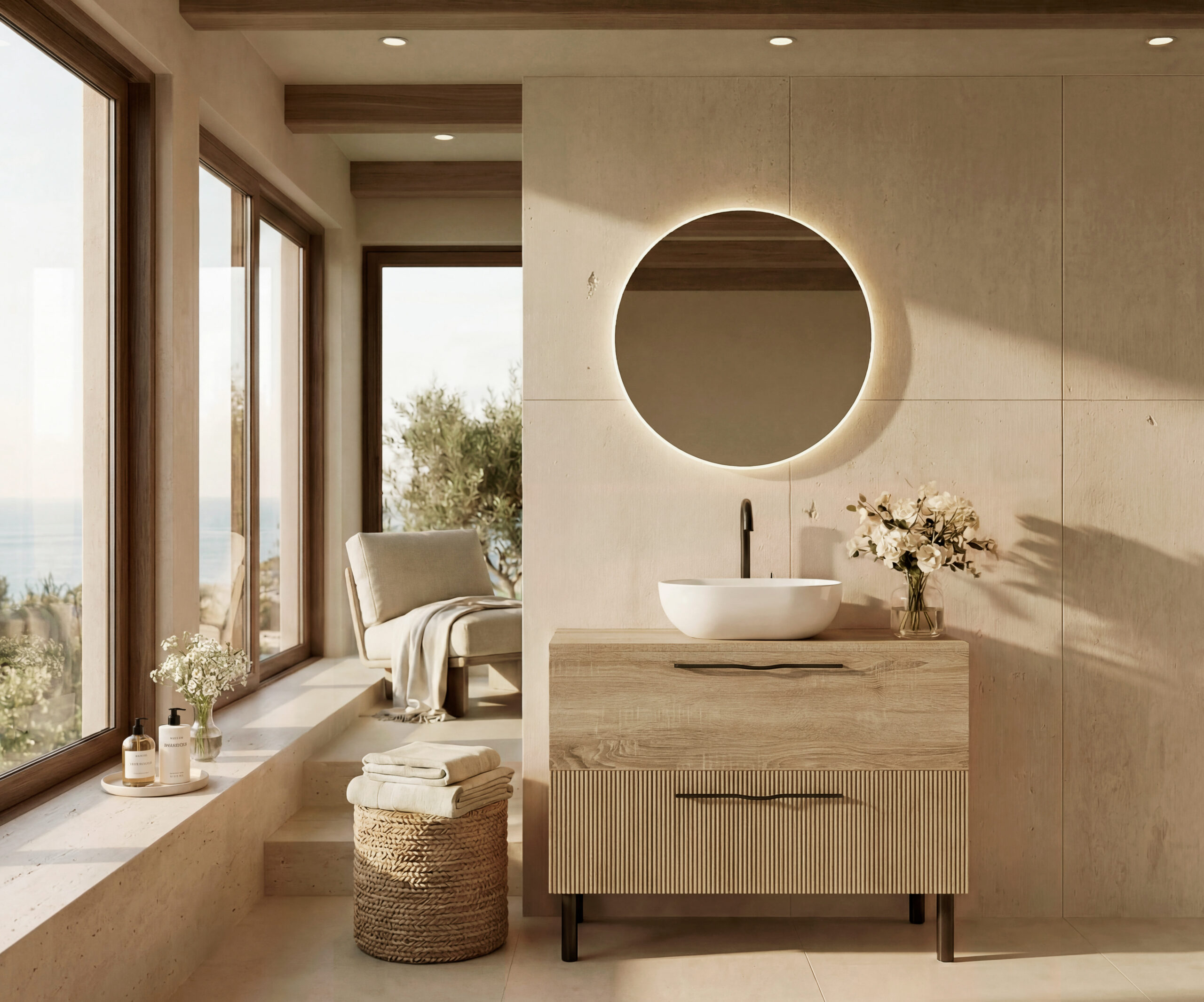 Ensemble VERLAINE + lavabo