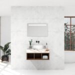 Pack Córcega con lavabo sobreencimera y espejo LED